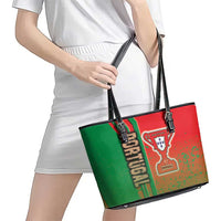 Portugal Football Leather Tote Bag Selecao das Quinas Soccer - Road To Champion