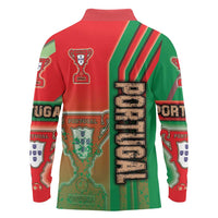 Portugal Football Long Sleeve Polo Shirt Selecao das Quinas Soccer - Road To Champion - Wonder Print Shop