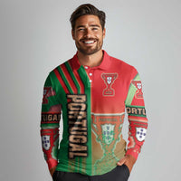 Portugal Football Long Sleeve Polo Shirt Selecao das Quinas Soccer - Road To Champion - Wonder Print Shop