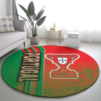 Portugal Football Round Carpet Selecao das Quinas Soccer - Road To Champion - Wonder Print Shop