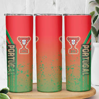 Portugal Football Skinny Tumbler Selecao das Quinas Soccer - Road To Champion