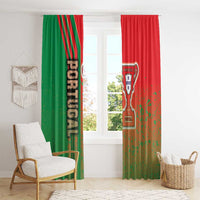 Portugal Football Window Curtain Selecao das Quinas Soccer - Road To Champion - Wonder Print Shop