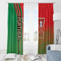 Portugal Football Window Curtain Selecao das Quinas Soccer - Road To Champion - Wonder Print Shop