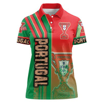 Portugal Football Women Polo Shirt Selecao das Quinas Soccer - Road To Champion - Wonder Print Shop