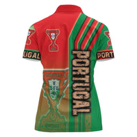 Portugal Football Women Polo Shirt Selecao das Quinas Soccer - Road To Champion - Wonder Print Shop