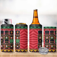 Black Nutcrackers 4 in 1 Can Cooler Tumbler Afro Christmas - Wonder Print Shop
