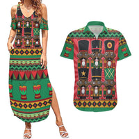 Black Nutcrackers Couples Matching Summer Maxi Dress and Hawaiian Shirt Afro Christmas - Wonder Print Shop