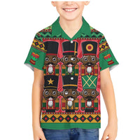Black Nutcrackers Family Matching Mermaid Dress and Hawaiian Shirt Afro Christmas - Wonder Print Shop