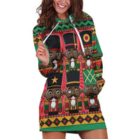Black Nutcrackers Hoodie Dress Afro Christmas - Wonder Print Shop