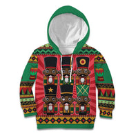 Black Nutcrackers Kid Hoodie Afro Christmas - Wonder Print Shop