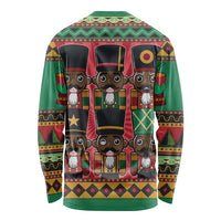 Black Nutcrackers Long Sleeve Shirt Afro Christmas - Wonder Print Shop