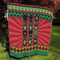 Black Nutcrackers Quilt Afro Christmas - Wonder Print Shop