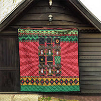 Black Nutcrackers Quilt Afro Christmas - Wonder Print Shop