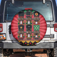 Black Nutcrackers Spare Tire Cover Afro Christmas - Wonder Print Shop