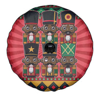 Black Nutcrackers Spare Tire Cover Afro Christmas - Wonder Print Shop