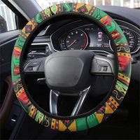 Black Nutcrackers Steering Wheel Cover Afro Christmas - Wonder Print Shop