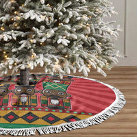 Black Nutcrackers Tree Skirt Afro Christmas - Wonder Print Shop