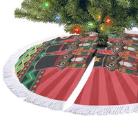 Black Nutcrackers Tree Skirt Afro Christmas - Wonder Print Shop