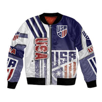 USA Soccer Bomber Jacket The Stars and Stripes Football - Road To Champion