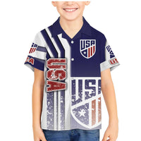 USA Soccer Family Matching Mermaid Dress and Hawaiian Shirt The Stars and Stripes Football - Road To Champion