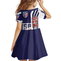 USA Soccer Family Matching Tank Maxi Dress and Hawaiian Shirt The Stars and Stripes Football - Road To Champion