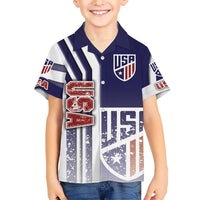 USA Soccer Hawaiian Shirt The Stars and Stripes Football - Road To Champion