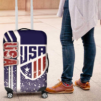 USA Soccer Luggage Cover The Stars and Stripes Football - Road To Champion - Wonder Print Shop