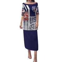 USA Soccer Puletasi The Stars and Stripes Football - Road To Champion - Wonder Print Shop