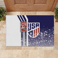 USA Soccer Rubber Doormat The Stars and Stripes Football - Road To Champion - Wonder Print Shop