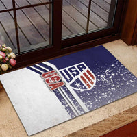 USA Soccer Rubber Doormat The Stars and Stripes Football - Road To Champion - Wonder Print Shop