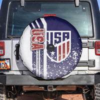 USA Soccer Spare Tire Cover The Stars and Stripes Football - Road To Champion - Wonder Print Shop