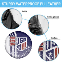 USA Soccer Spare Tire Cover The Stars and Stripes Football - Road To Champion - Wonder Print Shop