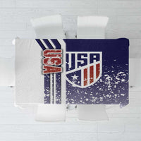 USA Soccer Tablecloth The Stars and Stripes Football - Road To Champion - Wonder Print Shop