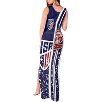 USA Soccer Tank Maxi Dress The Stars and Stripes Football - Road To Champion - Wonder Print Shop
