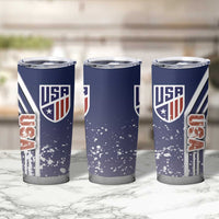 USA Soccer Tumbler Cup The Stars and Stripes Football - Road To Champion
