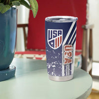 USA Soccer Tumbler Cup The Stars and Stripes Football - Road To Champion