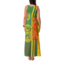 Cameroon Football Family Matching Tank Maxi Dress and Hawaiian Shirt Indomitable Lions Soccer - Road To Champion