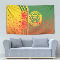 Cameroon Football Tapestry Indomitable Lions Soccer - Road To Champion - Wonder Print Shop
