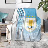 Uruguay Football Blanket Sky Blue Soccer - Road To Champion