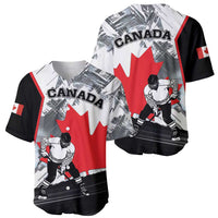Canada Hockey Baseball Jersey Maple Leaf Sport Style