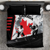 Canada Hockey Bedding Set Maple Leaf Sport Style