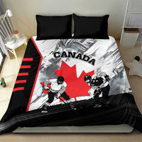 Canada Hockey Bedding Set Maple Leaf Sport Style