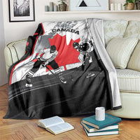 Canada Hockey Blanket Maple Leaf Sport Style