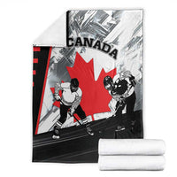 Canada Hockey Blanket Maple Leaf Sport Style