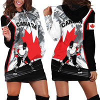 Canada Hockey Hoodie Dress Maple Leaf Sport Style