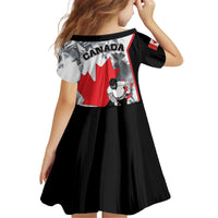 Canada Hockey Kid Short Sleeve Dress Maple Leaf Sport Style