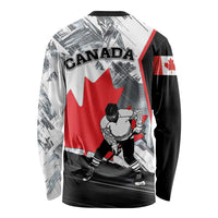 Canada Hockey Long Sleeve Shirt Maple Leaf Sport Style
