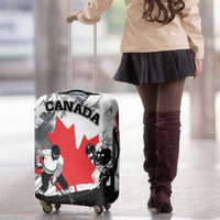 Canada Hockey Luggage Cover Maple Leaf Sport Style