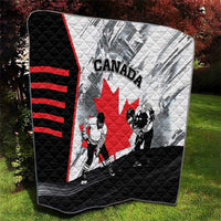 Canada Hockey Quilt Maple Leaf Sport Style