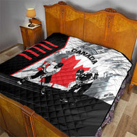 Canada Hockey Quilt Maple Leaf Sport Style